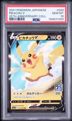 ピカチュウV なみのりピカチュウV PSA10 連番 25thのサムネイル
