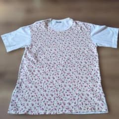 コムデギャルソンオム 総柄 切替Tシャツ 田中オムのサムネイル