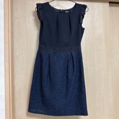 JILL by JILL STUART ネイビー ノースリーブワンピース Sのサムネイル