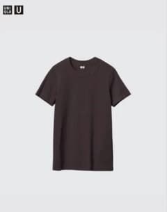 UNIQLO 廃盤色 ダークブラウン 半袖Tシャツ Sサイズのサムネイル