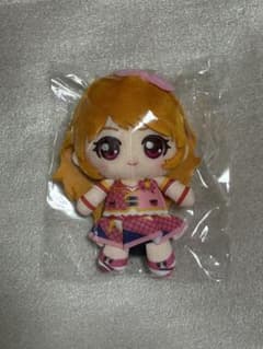 아이카츠 오카라 아카리 주름진 볼 체인 마스코트