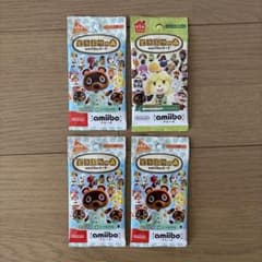 新品未開封品　どうぶつの森 amiiboカード 第1弾 第5弾 4パックセットのサムネイル