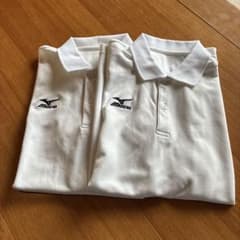 Mizuno ホワイトポロシャツ 2枚セットのサムネイル