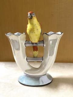 オールドノリタケ 鳥 フィギア アールデコ ニ輪挿し - メルカリ
