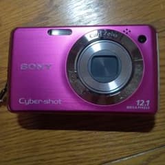 Sony Cyber-shot 12.1メガピクセル ピンク DSC-W220 - メルカリ