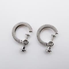 Ear cuffs for men and women, fake earrings, silver, painless.