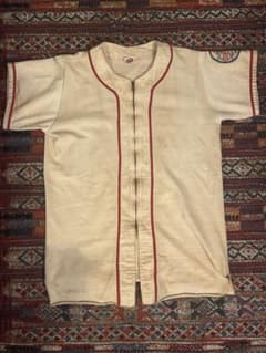 60s ベースボール シャツ フルジップ 棒タロン vintage - メルカリ