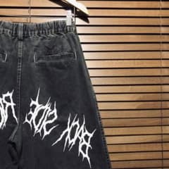 BACK SIDE RICH SWAG / ワイドタック デニムパンツ - メルカリ