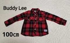 Buddy Lee チェック柄 長袖シャツ レッド 100cmのサムネイル