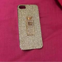 キラキラiPhone5ケース香水スマホカバースワロストーンゴージャスのサムネイル