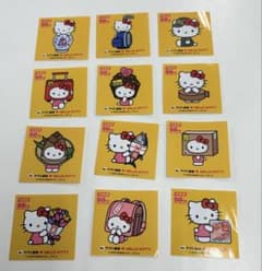 ヤマト運輸 ハローキティーコラボシール コンプリート 12枚セット