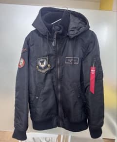 ALPHA INDUSTRIES フライトジャケット Lサイズ ブラックのサムネイル