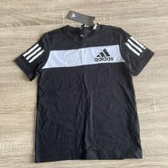 adidas ブラック/ホワイト Tシャツ 140のサムネイル