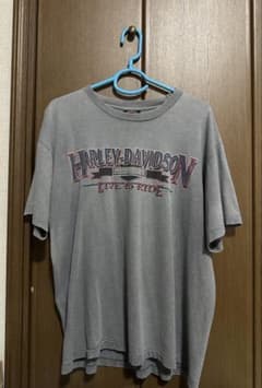 1992 Harley-Davidson ロゴプリント Tシャツ グレーのサムネイル