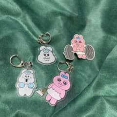 んぽちゃむ　おぱんちゅうさぎ　キーホルダーのサムネイル