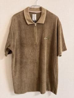 GUESS ハーフジップ ポロシャツ ブラウンのサムネイル