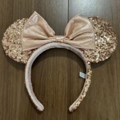 東京ディズニーリゾート_スパンコールカチューシャ ゴールドピンクのサムネイル