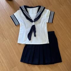 セーラー服 ホワイト/ネイビーのサムネイル