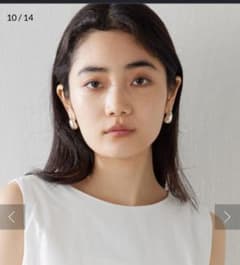 ウィムガゼット Hoaw. シルバー ドロップピアスのサムネイル