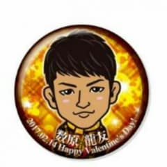 数原龍友 缶バッチのサムネイル
