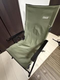 【noa様】Coleman アウトドアチェア オリーブ　【天然木使用】のサムネイル