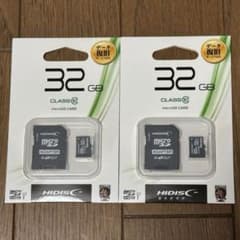 microSD 32GB 2枚セット SDアダプタ付きのサムネイル