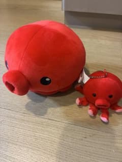 タコ ぬいぐるみ 大小 2体セットのサムネイル