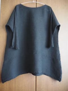 イッセイミヤケミー ブラックチュニック 七分袖 - メルカリ