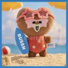 TATA】BT21 BUSAN バカンスぬいぐるみキーリング - メルカリ