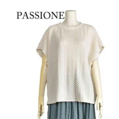 最終値下げ‼️ 新品❗️サマー ニット PASSIONE 半袖のサムネイル