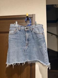 Levi's 550 デニム ミニスカート カットオフのサムネイル