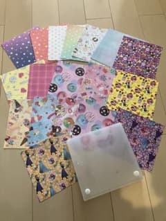 종이접기 디자인 종이 119장 세트 정리 판매 대량 케이스 포함
