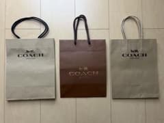 COACH コーチ ショップ袋 紙袋 3枚セット - メルカリ