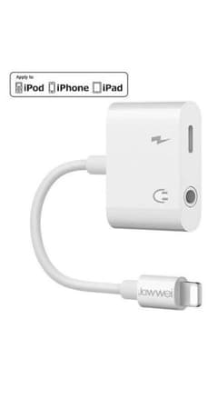 イヤホン   アダプター 急速充電 変換ケーブル 2in1 音楽再生のサムネイル