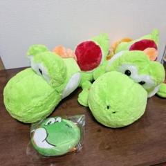 スーパーマリオ　ヨッシー特大サイズ　クタッとぬいぐるみファスナーポーチまとめ売り