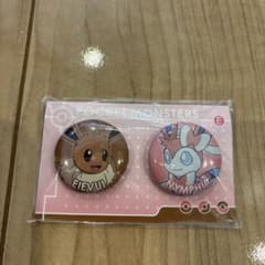 포켓몬스터피카츄와이브이친구 캔 배치 세트이브이&님피아