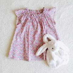 ハンドメイド リバティ チュニック ボンポワン プチバトー ザラベビーのサムネイル