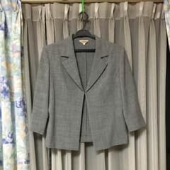 値引き【大きいサイズ】 15号 ☆ 七分袖 ワンピーススーツのサムネイル