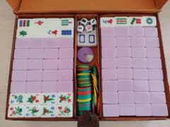 麻雀牌セット クロコ調ケース付きのサムネイル