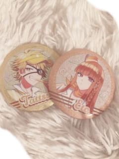 カラフルピーチ ダイナー缶バッジ たっつん&えとのサムネイル