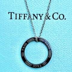 【廃盤品】ティファニー　1837　サークル　ネックレス　チタン　希少 廃盤品】ティファニー 1837 サークル ネックレス チタン 希少 - メルカリ