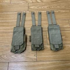 eagle M4シングルマガジンポーチ　カーキ　実物　3本セットのサムネイル