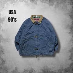 90s ファイヤーマンジャケット 中綿ブルゾン コーデュロイ USA