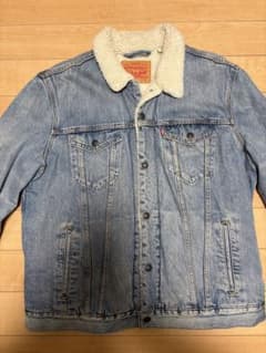 Levi's ボア襟デニムジャケット XLのサムネイル