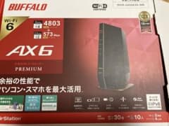 BUFFALO Wi-Fiルーター AirStation マットブラック WS…のサムネイル