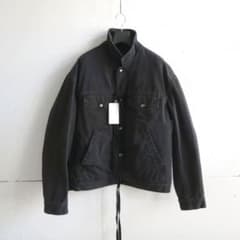 ANN DEMEULEMEESTER フェイデッドブラック デニムジャケット - メルカリ