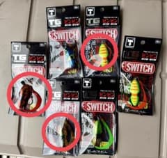 JACKALL TGビンビンスイッチ3個のサムネイル