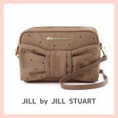 美品】JILL by JILL STUART リボンポシェット モカ ナイロン - メルカリ