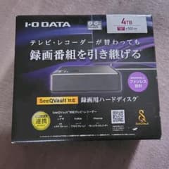 I-O DATA 4TB 外付けハードディスク AVHD-UTS04 - メルカリ