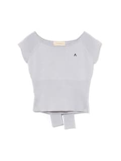 andmary Elle ribbon knit tops - メルカリ